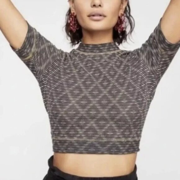 Free People Intimately All Yours knit Crop Top - Picture 1 of 9